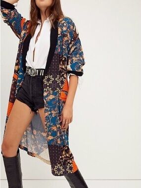 Free People Patchwork Kimono
